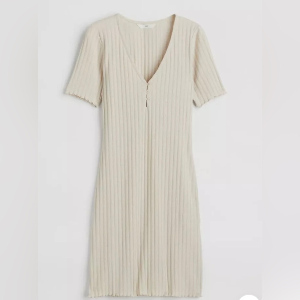 H&M Ribbed Bodycon Dress